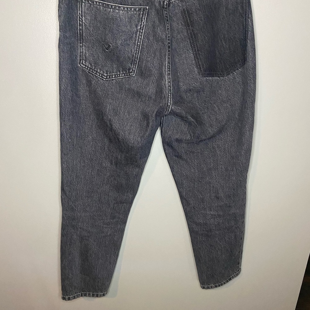 Hudson Jeans High Rise Straight Leg Jeans in Washed Black - Picture 8 of 10